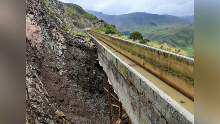 Ayacucho: observan deficiencias en mejoramiento del Sistema Hidráulico Cachi