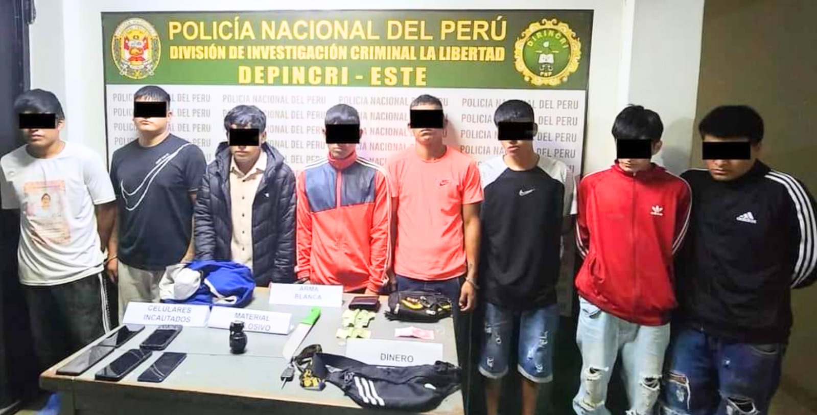 Trujillo: Detienen a menores de edad con granada de guerra