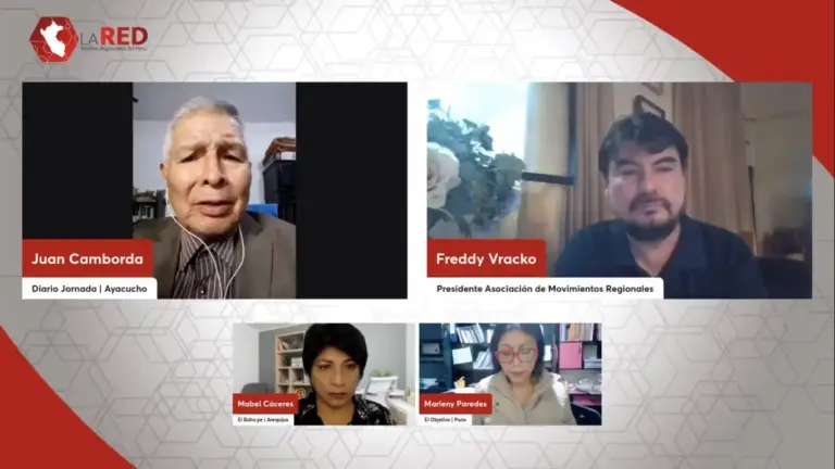 Presidente de Asociación de Movimientos Regionales reconoce que autoridades cambian por el dinero o ambición personal