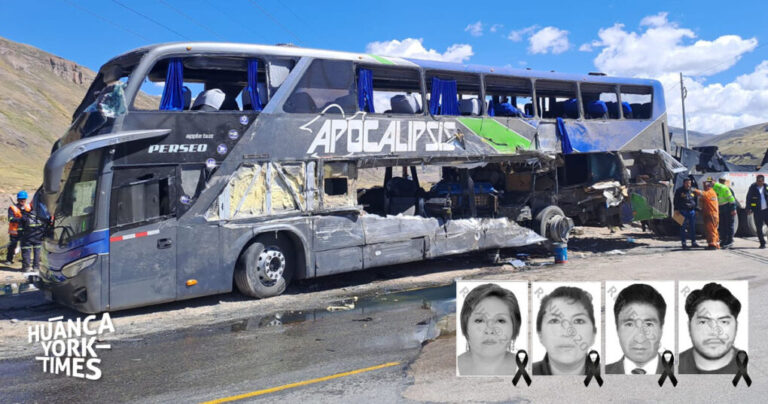 Junín: familiares de fallecidos del choque de bus y tren en La Oroya no pueden recoger cuerpos por falta de médico legista