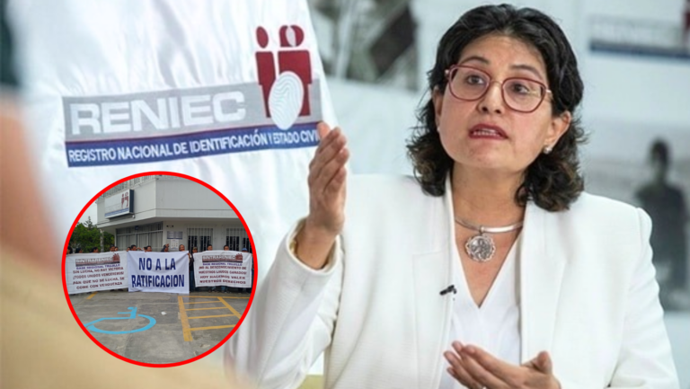 La Libertad: Paro nacional en contra de la ratificación de la jefa del RENIEC