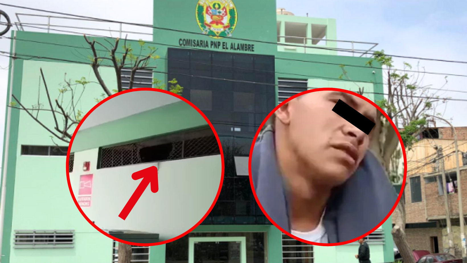 Trujillo: Detenido escapa de comisaría tras romper malla de calabozo