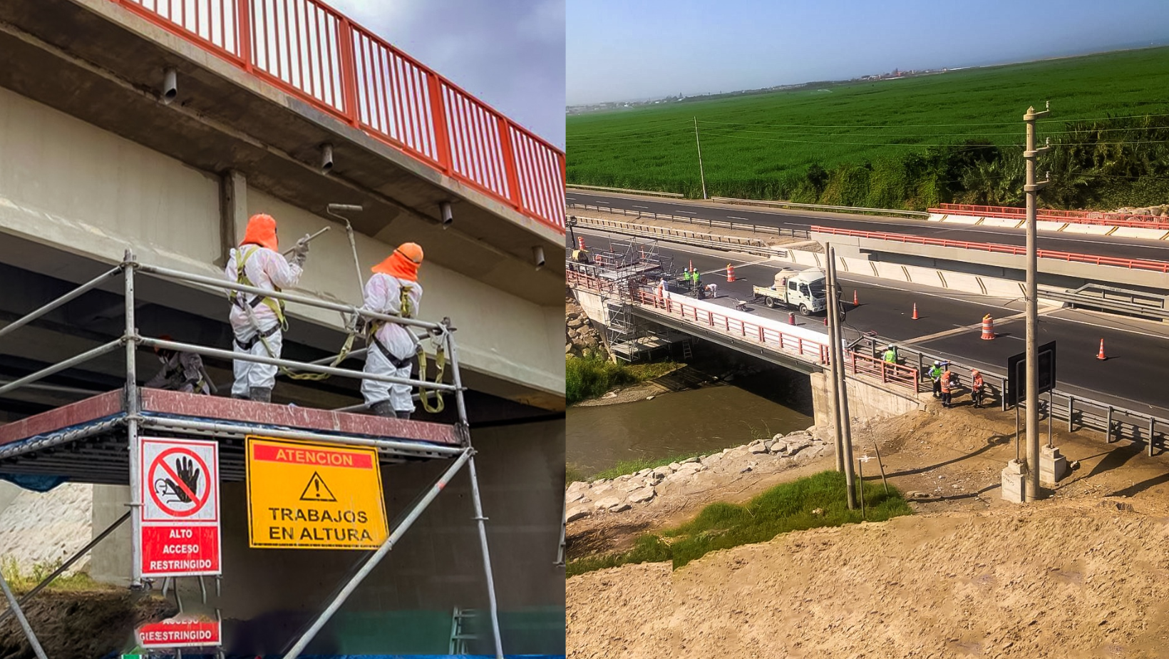 Inician trabajos de mantenimiento en 7 puentes ubicados en La Libertad, Barranca y Áncash
