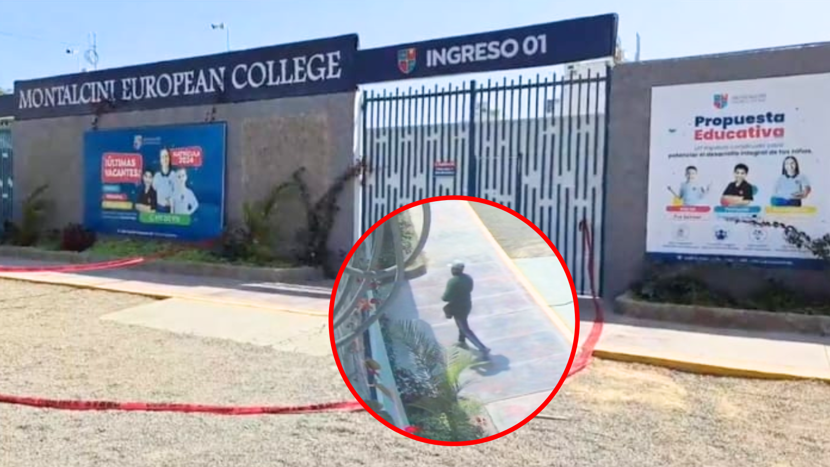 Trujillo: Criminal detona explosivo en pleno horario de clases en colegio