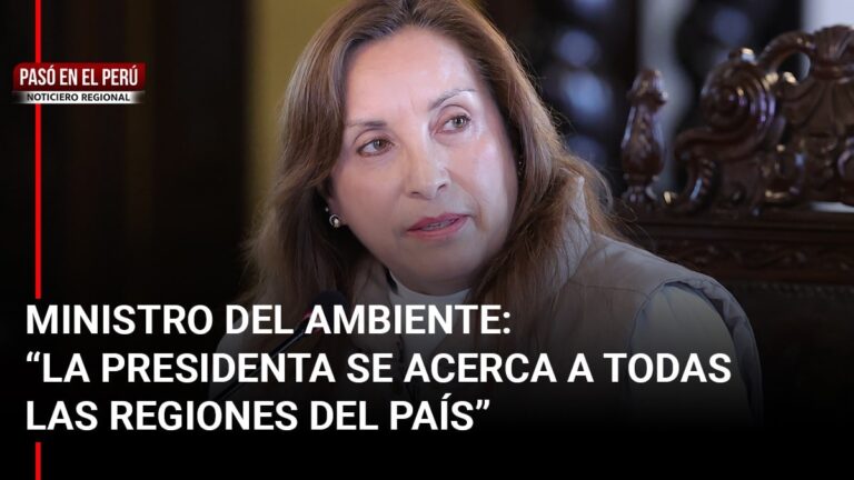 Pasó en el Perú | Cusco: ministro del ambiente: “La presidenta se acerca a todas las regiones del país”