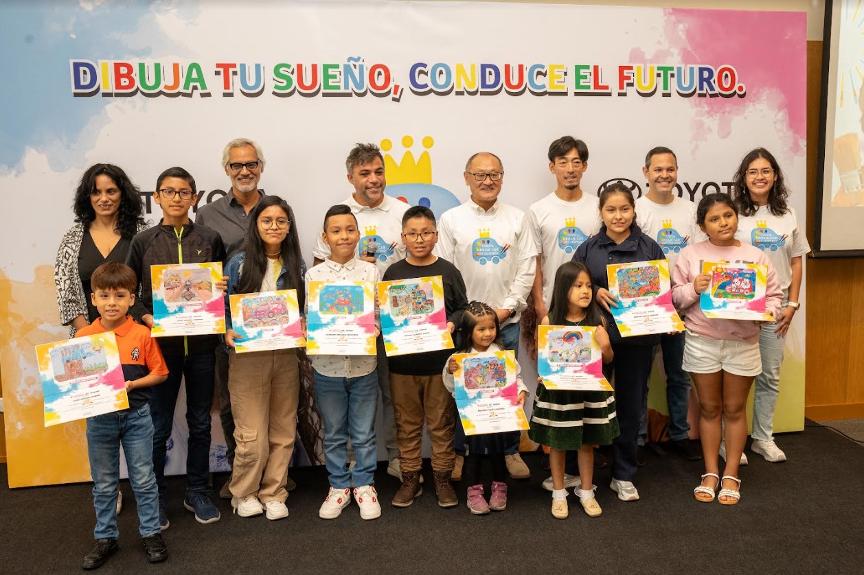 Más de 1,400 niños y adolescentes participan en la XIV edición del concurso de dibujo Toyota Dream Car