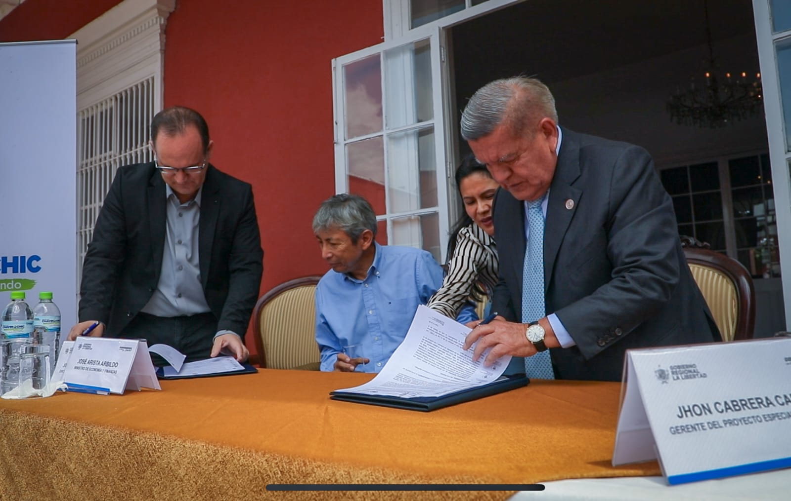La Libertad: firman convenio para ejecutar canal madre de Chavimochic III