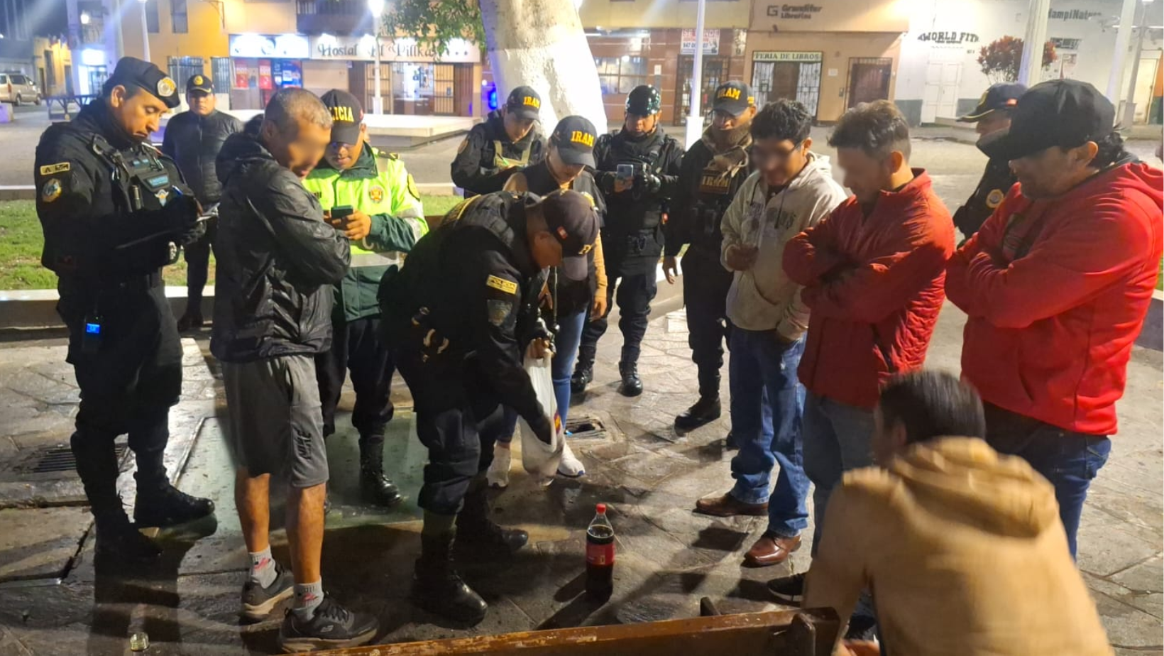 Trujillo: Sancionan a ciudadanos por consumo de alcohol en la Plazuela El Recreo