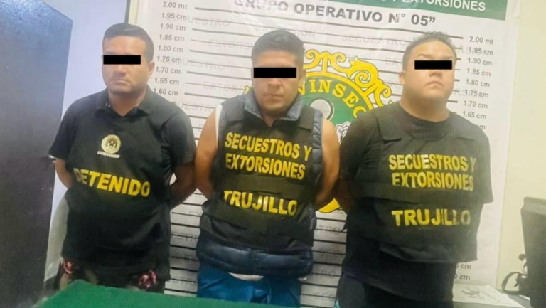 Trujillo: Capturan a presuntos extorsionadores que exigían S/ 120 mil a abogado