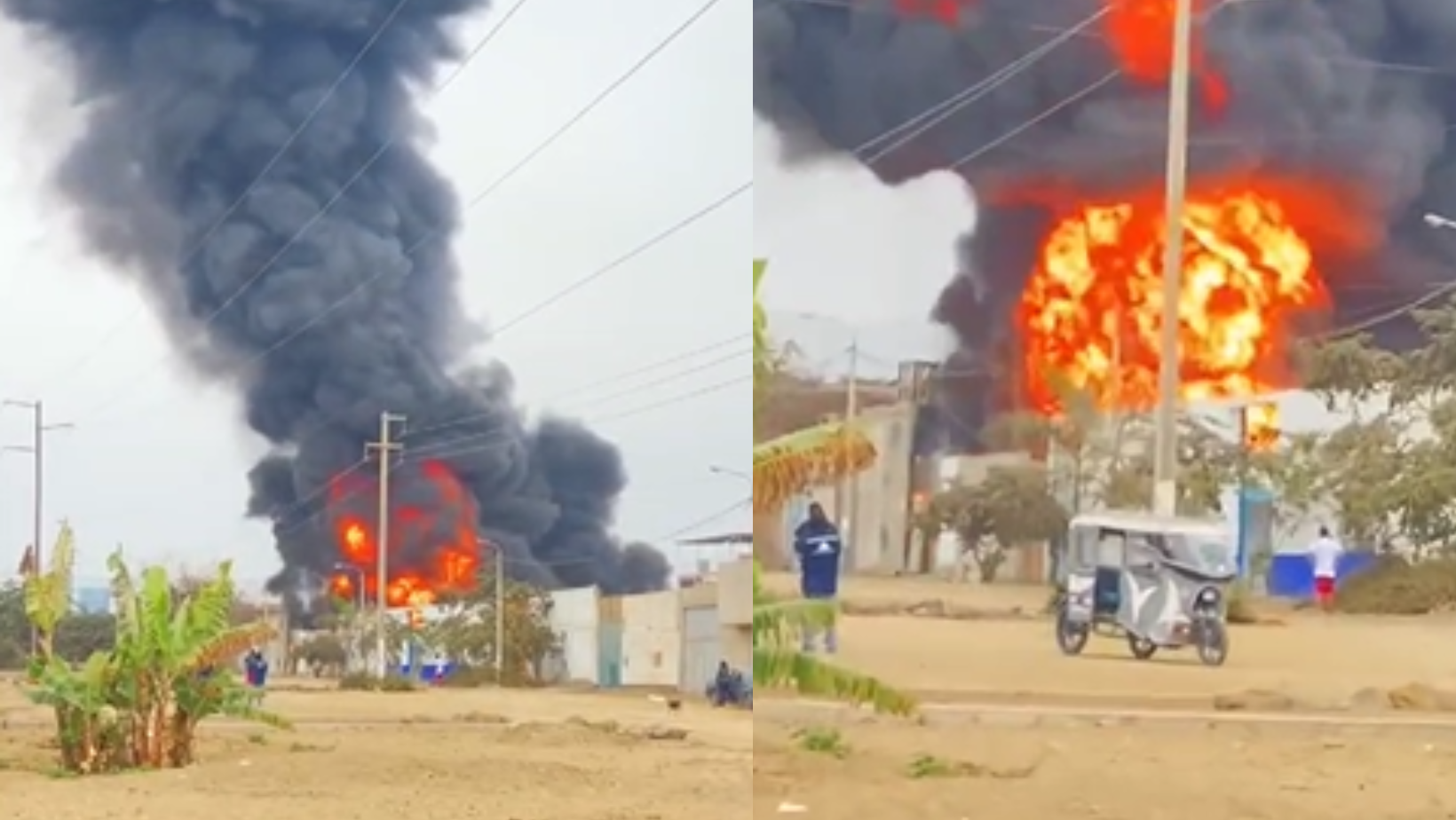 Trujillo: incendio se produce a pocos metros del hospital de Alta Complejidad en La Esperanza