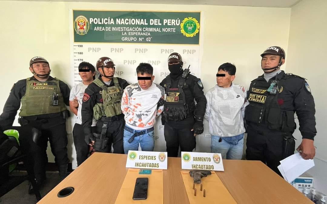 Trujillo: Capturan a sujetos acusados de asalto y robo de mototaxi