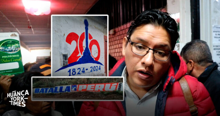 Junín: Ilich López llevará de nuevo a gobernador Zósimo Cárdenas al Congreso por pintas del Bicentenario que aluden al partido Batalla Perú