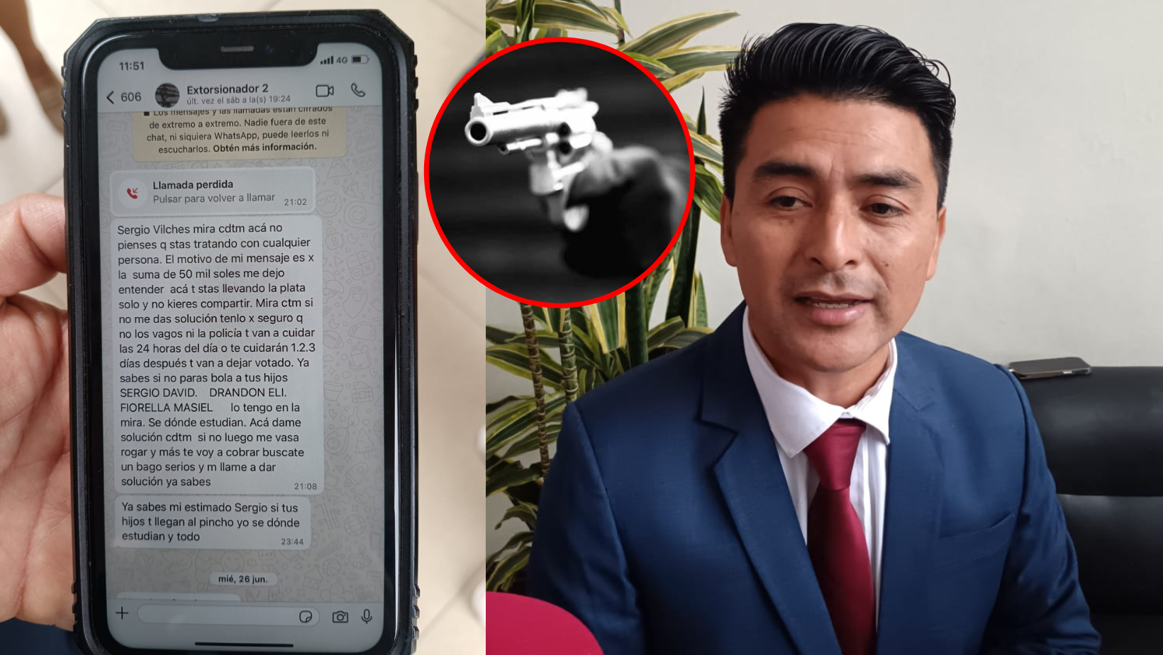 Trujillo: Extorsionan a alcalde de Laredo y amenazan a su familia