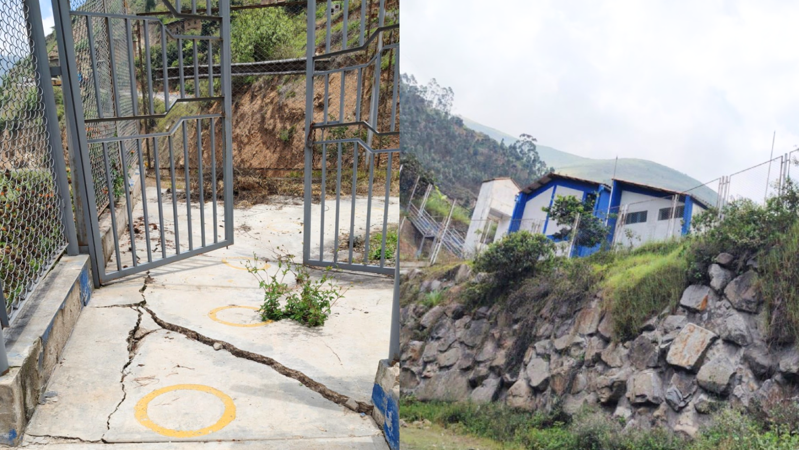 La Libertad: Colegio en riesgo de colapsar por deficiente construcción