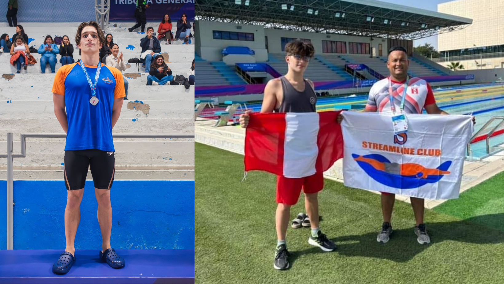 Nadador trujillano gana beca para entrenar en Estados Unidos