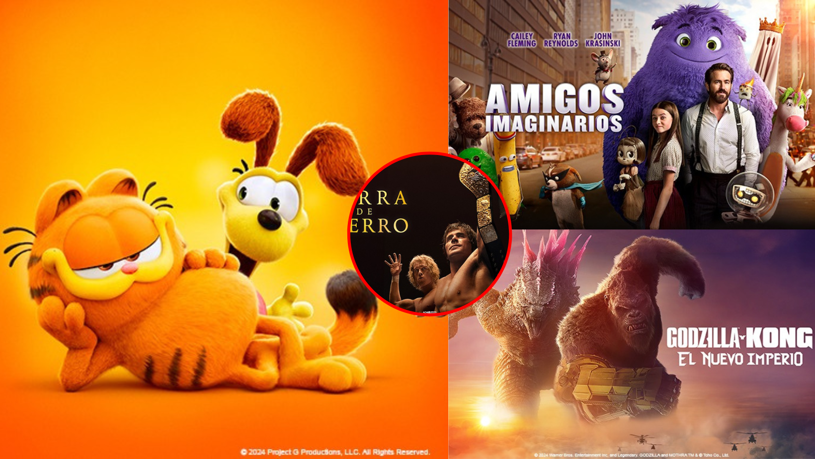 “Garra de hierro”, “Garfield” y otras películas llegan a Claro video en julio