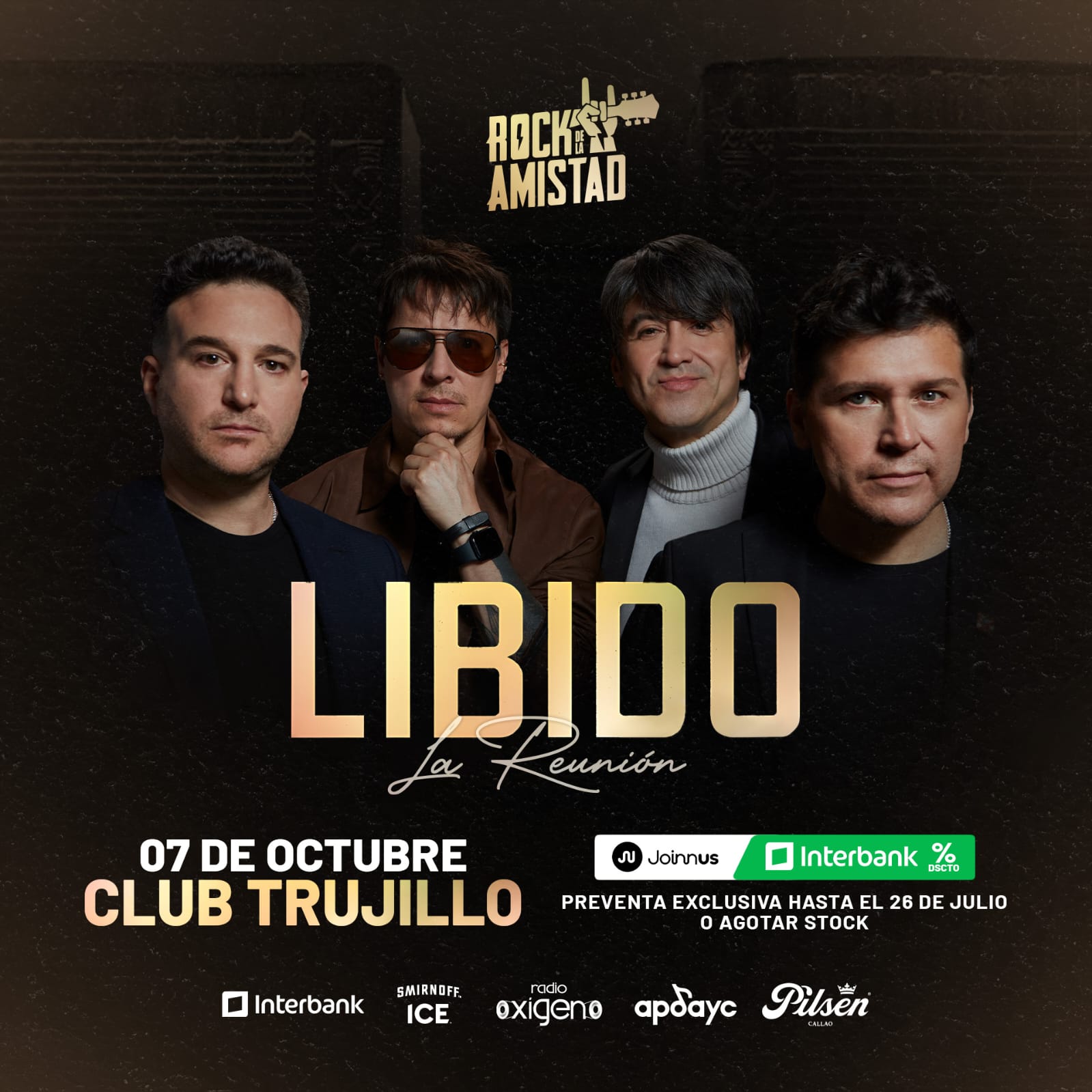 Líbido se presentará en Trujillo este 7 de octubre