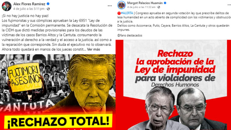 Congresistas de Ayacucho en contra de ley de prescripción de delitos de lesa humanidad