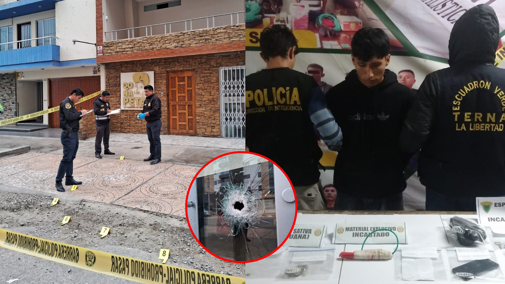 Trujilllo: detienen a sujeto que atentó contra local "Doña Peta"