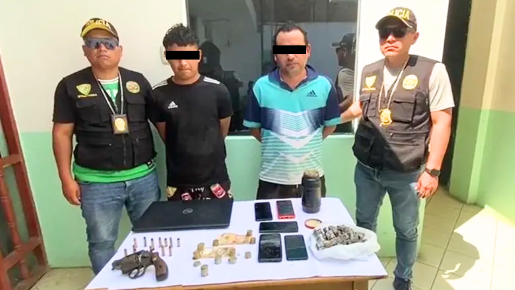 La Libertad: Capturan a ‘Pinky' y 'Cerebro’ por venta de droga