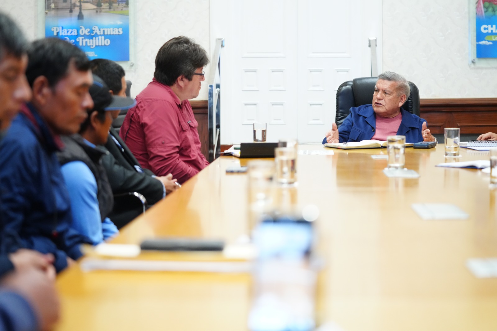 La Libertad: Gore se compromete a construir colegio Manuel Scorza de Parcoy