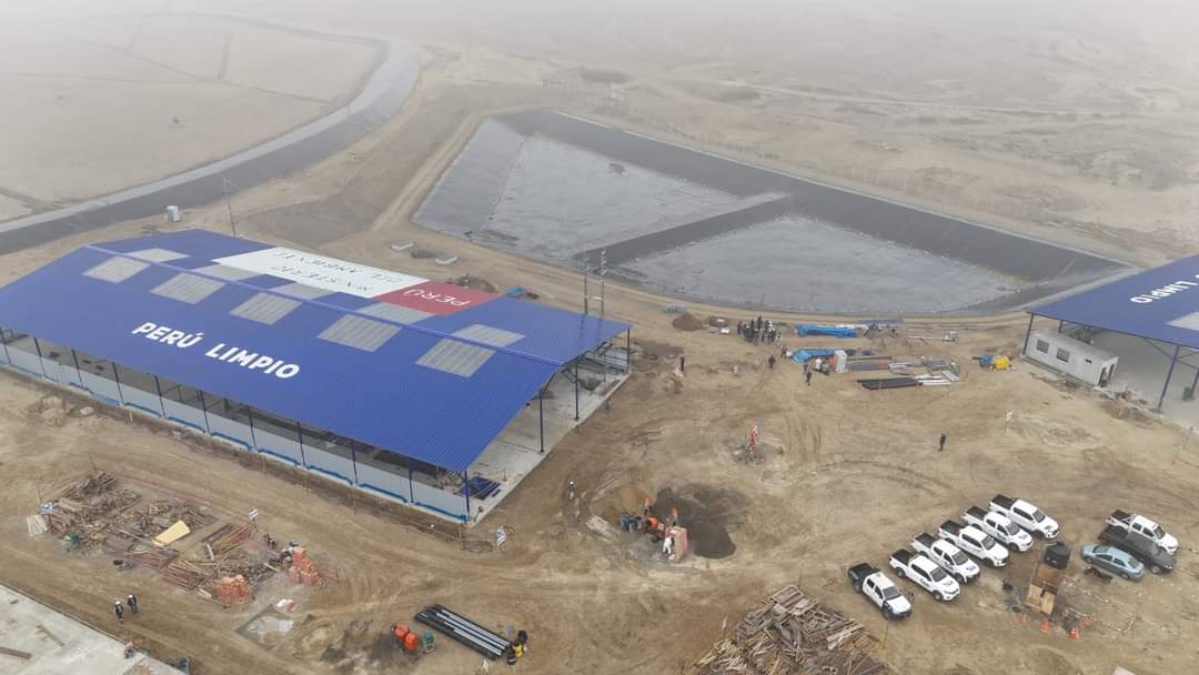Trujillo: Construcción de relleno sanitario está en 90% de avance