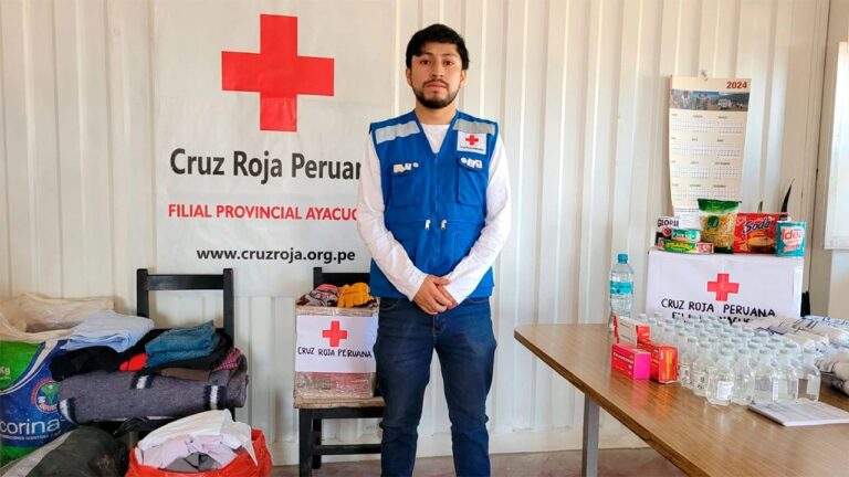 Cruz Roja de Ayacucho lanza campaña de recolección para afectados por incendios forestales