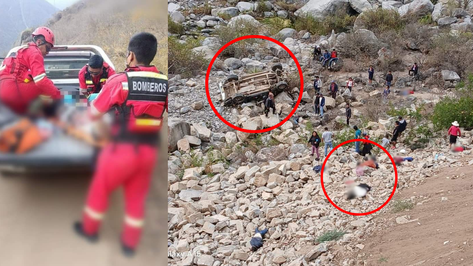 La Libertad: 9 fallecidos y varios heridos tras caída de camioneta a abismo