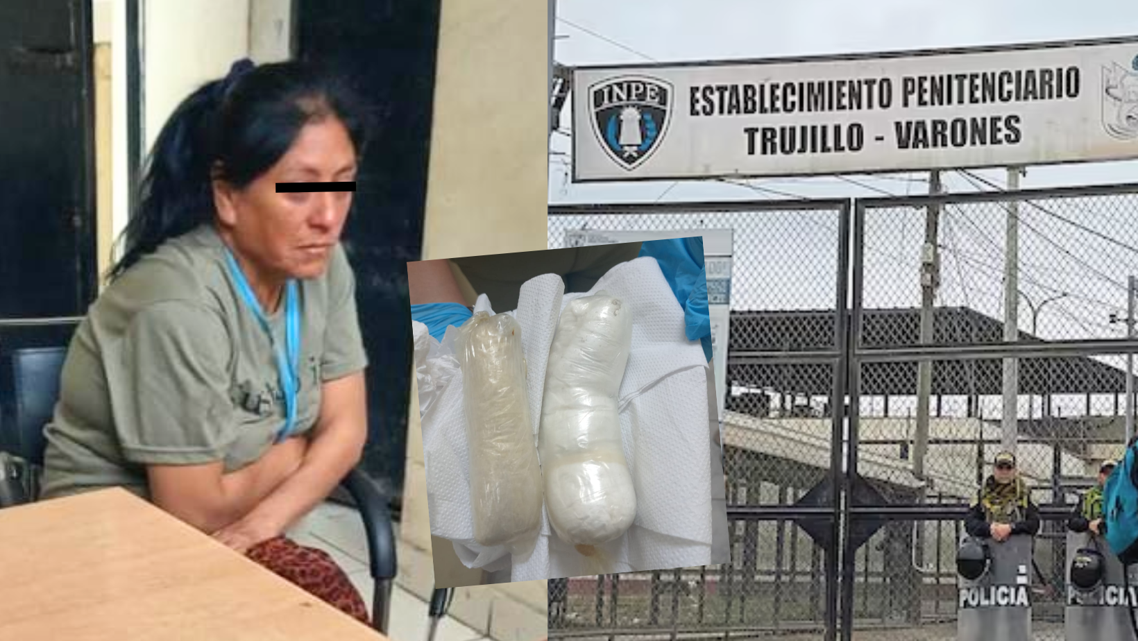 Trujillo: Madre de familia intenta ingresar droga en sus partes íntimas para su hijo en el penal de El Milagro