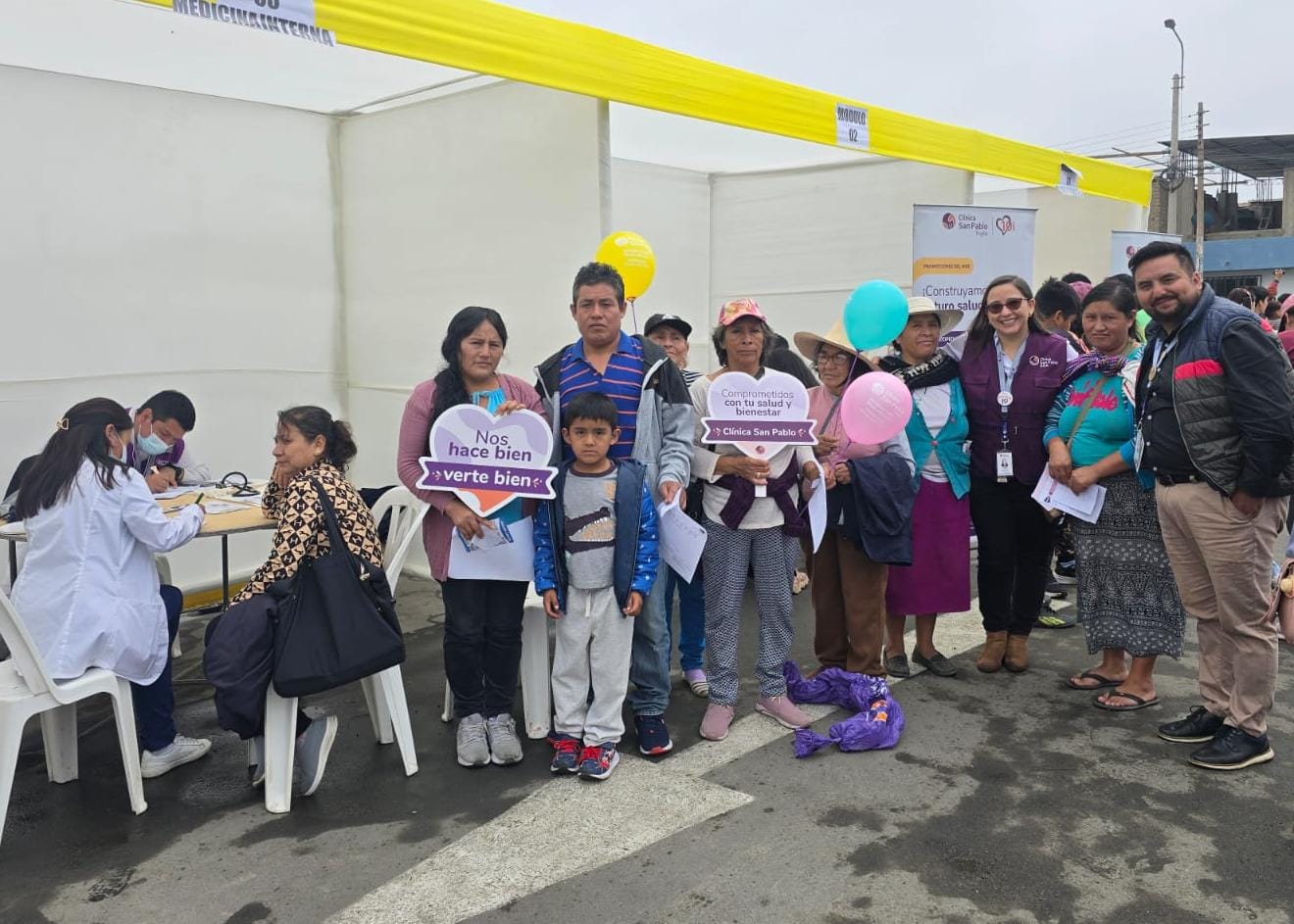 Trujillo: médicos brindaron atención gratuita al Centro Poblado de El Milagro