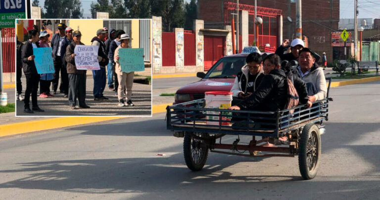 Paro parcial de 24 horas de transportistas en Huancayo contra la alta criminalidad
