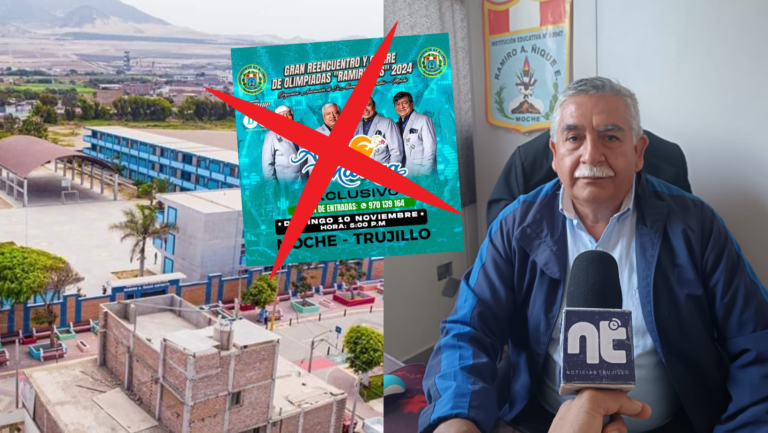 Trujillo: fiesta en colegio «Ramiro Ñique» de Moche es cancelado por ir contra la ley