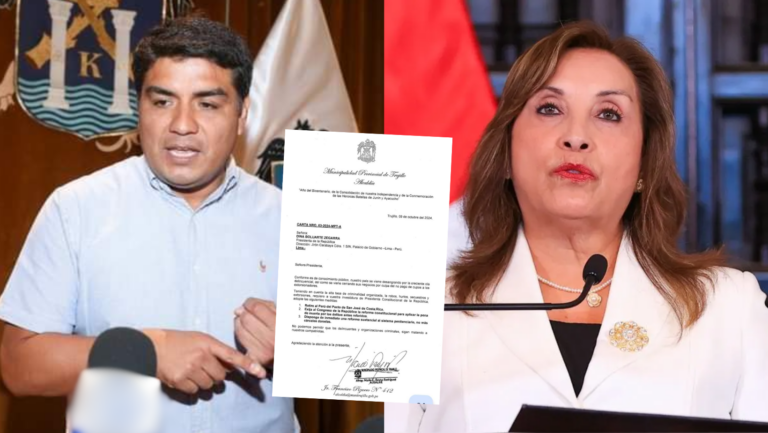 La Libertad: Alcalde solicita a Dina Boluarte que Perú se retire del Pacto de San José para aplicar la pena de muerte
