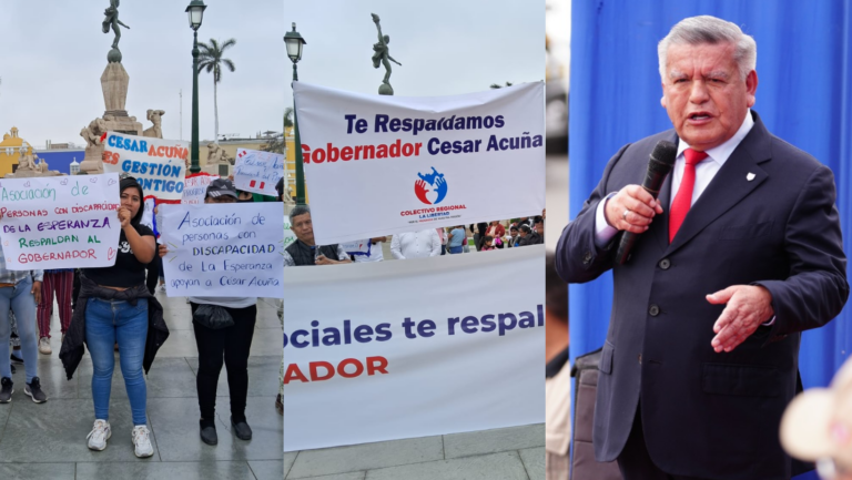 La Libertad: Organizaciones sociales respaldan gestión del gobernador César Acuña