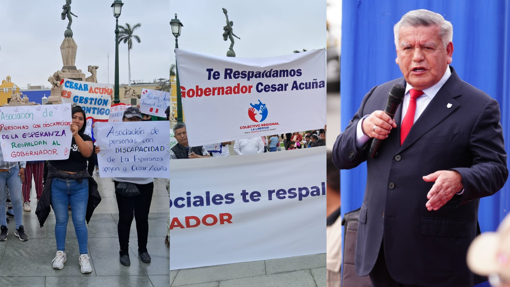La Libertad: Organizaciones sociales respaldan gestión del gobernador César Acuña