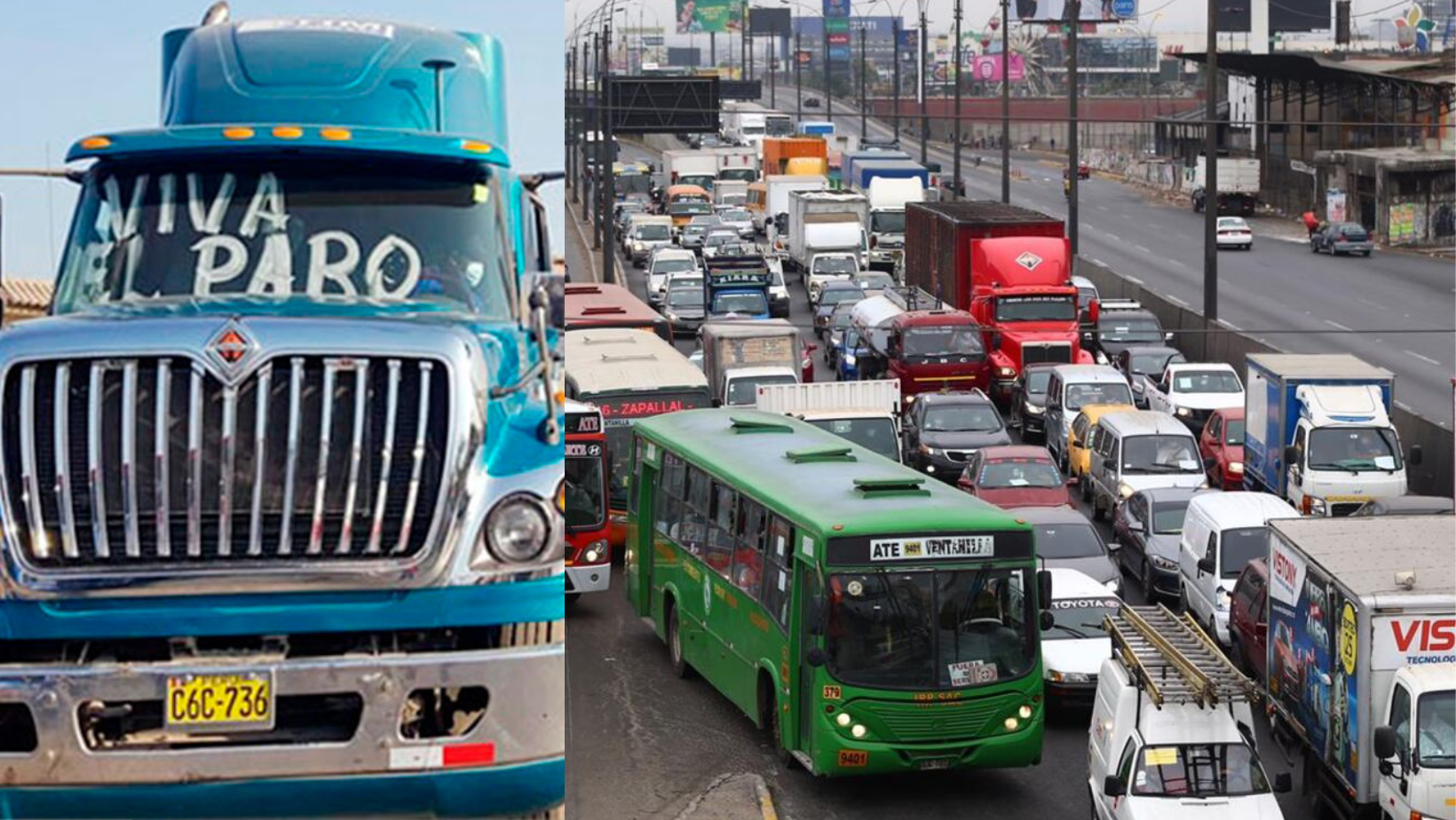Transportistas anuncian paro nacional en Perú para el 13, 14 y 15 de noviembre
