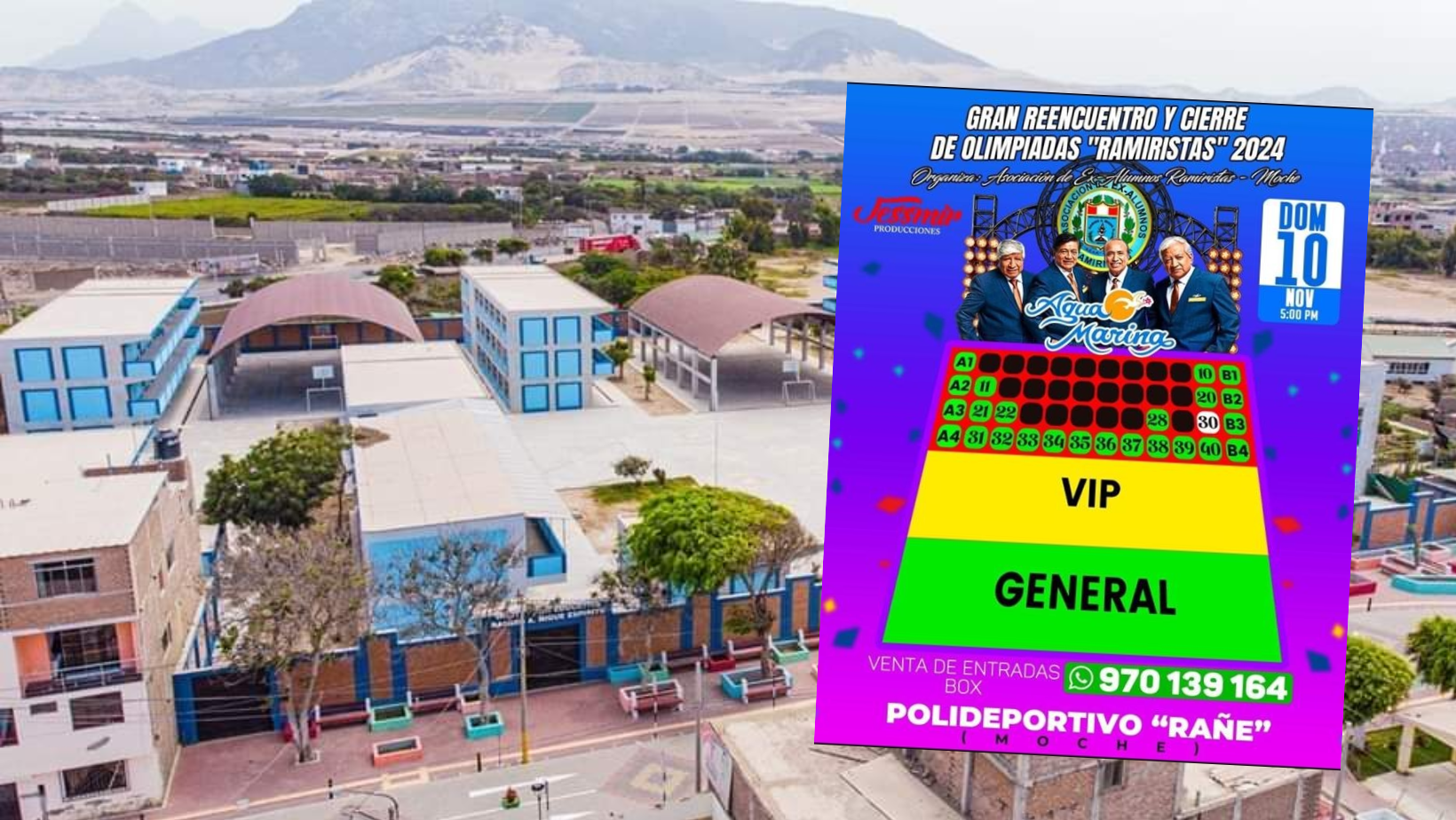 La Libertad: Promocionan concierto en colegio a pesar de la ley que prohíbe fiestas bailables