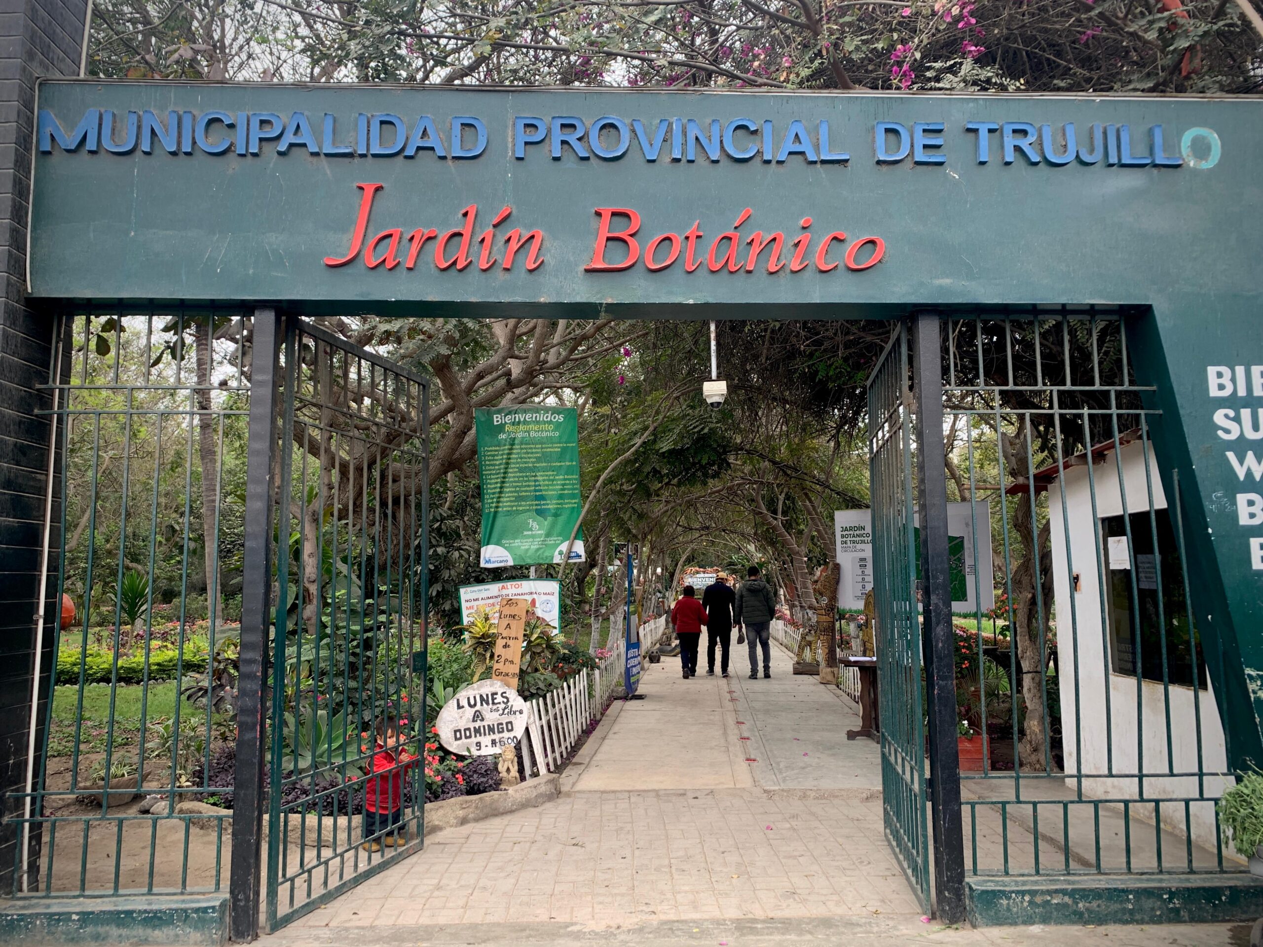 El Jardín Botánico de Trujillo: espacio atraactivo y con interrogantes