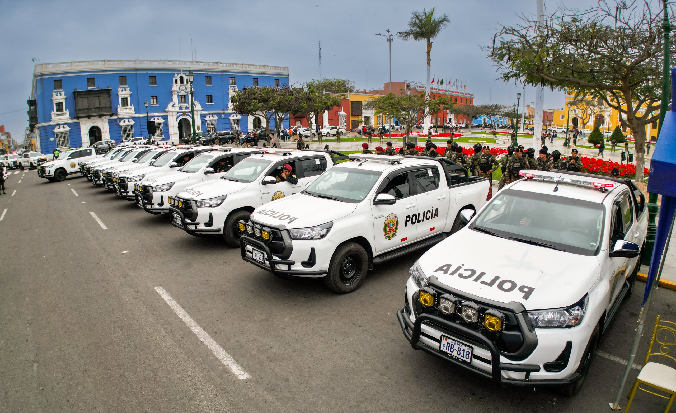 La Libertad: entregan 40 patrulleros a la PNP