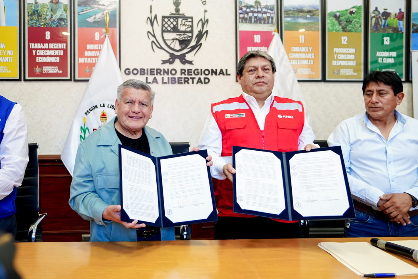 La Libertad: convenio entre Gore y Anin ejecutará dos obras en Otuzco