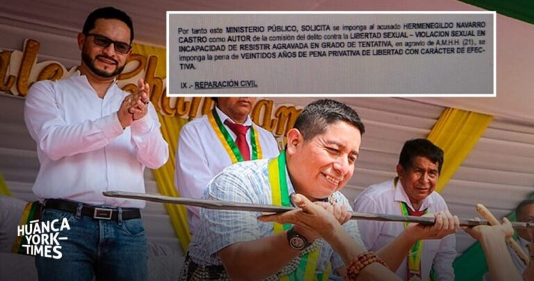 Chanchamayo: Alcalde ‘Cumpa’ Navarro, acusado por violación sexual, juramentó como abanderado de lucha contra la violencia contra la mujer