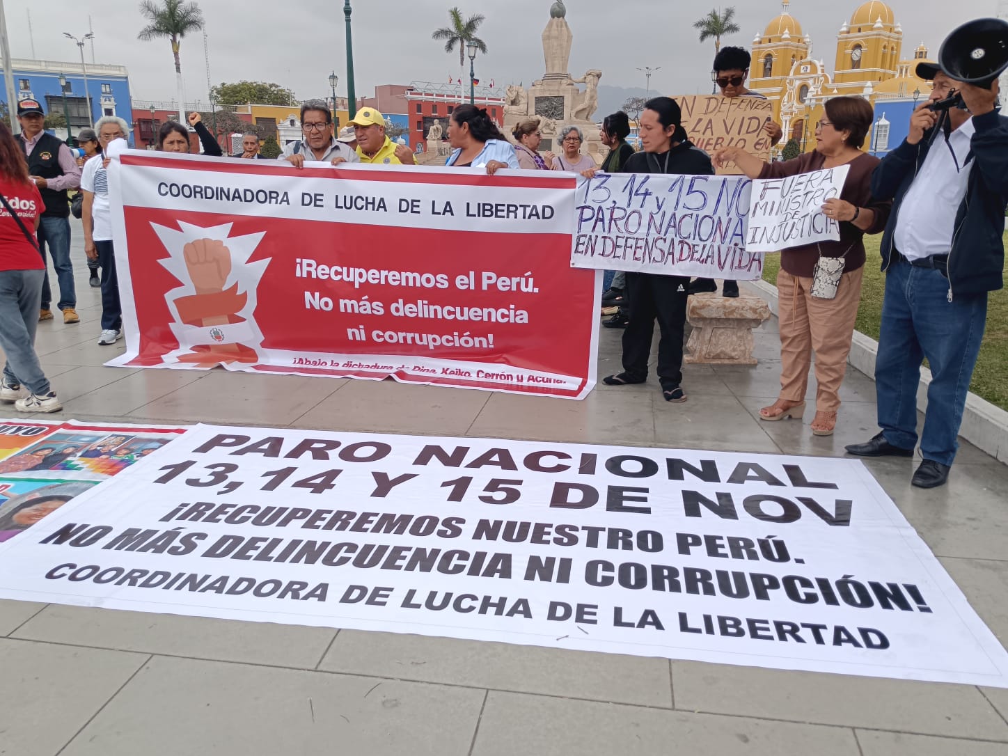 La Libertad se une al paro nacional del 13, 14 y 15 de noviembre