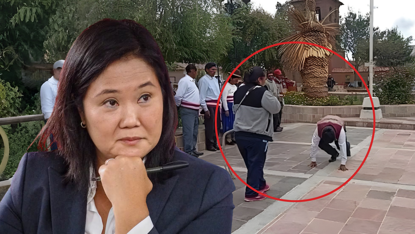 Rondas castigan a subprefecto por recibir a Keiko Fujimori en Puno