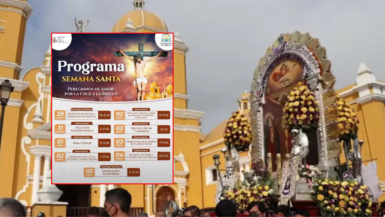 Programa de Semana Santa: Fieles católicos podrán vivir su fe con el Vía Crucis