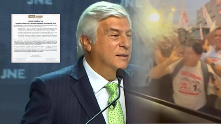 Tardía reacción: JNE rechazó ataques a Fernando Olivera de parte de militantes apristas