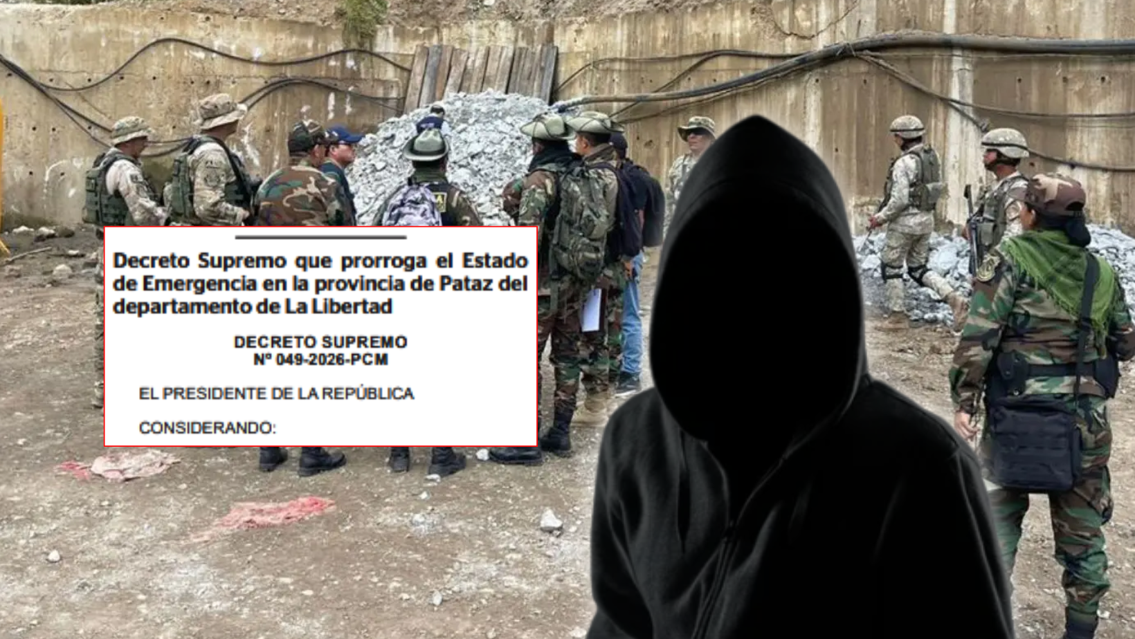 Vuelven a ampliar Estado de Emergencia en Pataz por otros 60 días