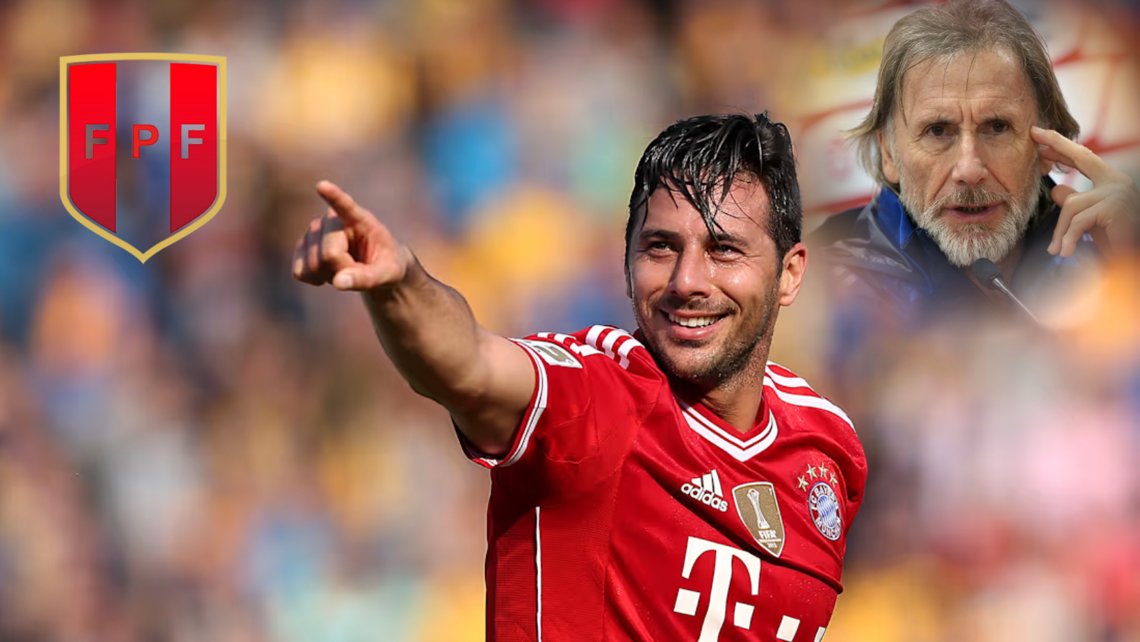 Gareca propone a Claudio Pizarro como presidente de la Federación Peruana de Fútbol