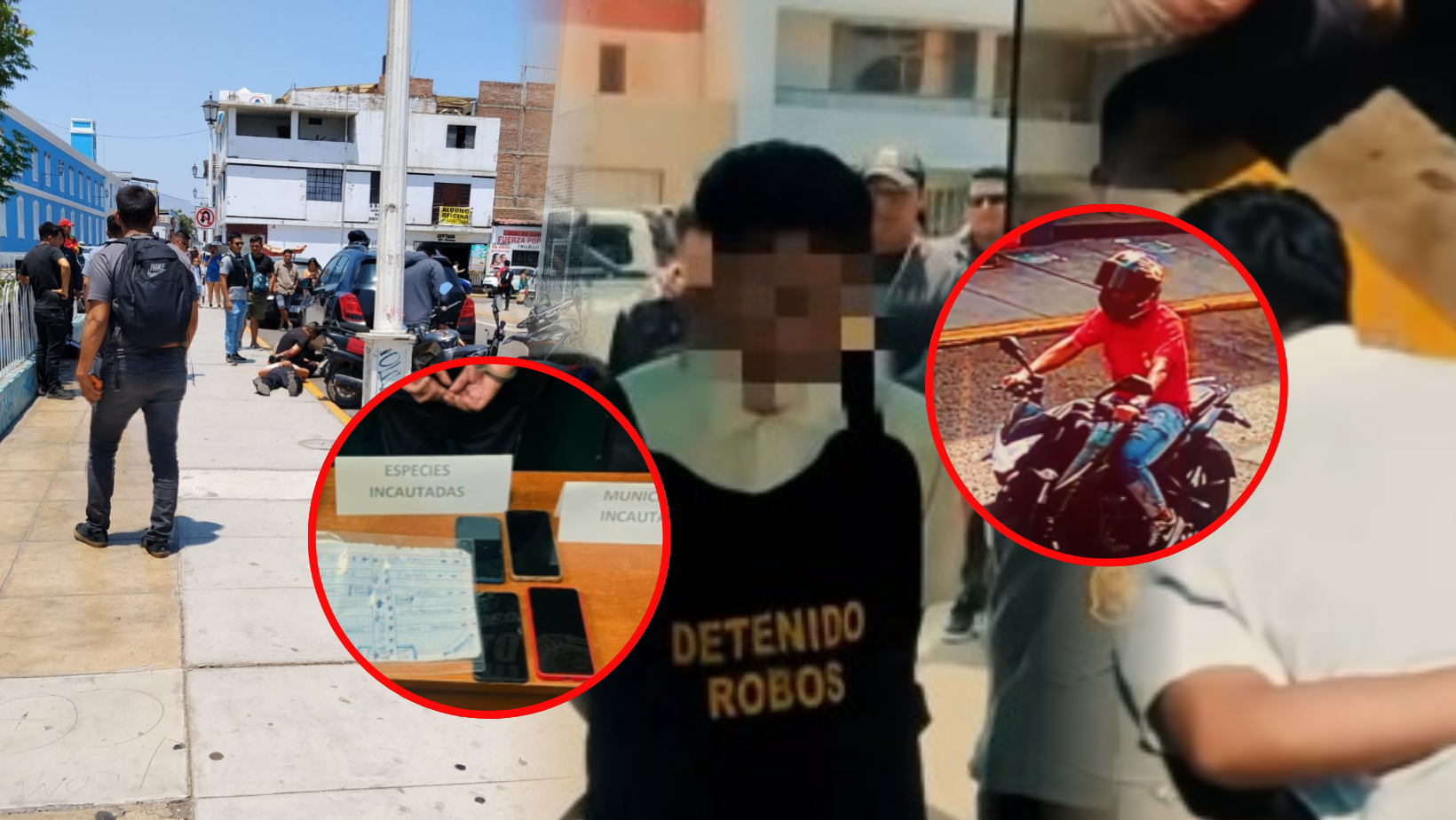 Atrapan a 3 presuntos “marcas” frente a Plaza Vea del jirón Gamarra