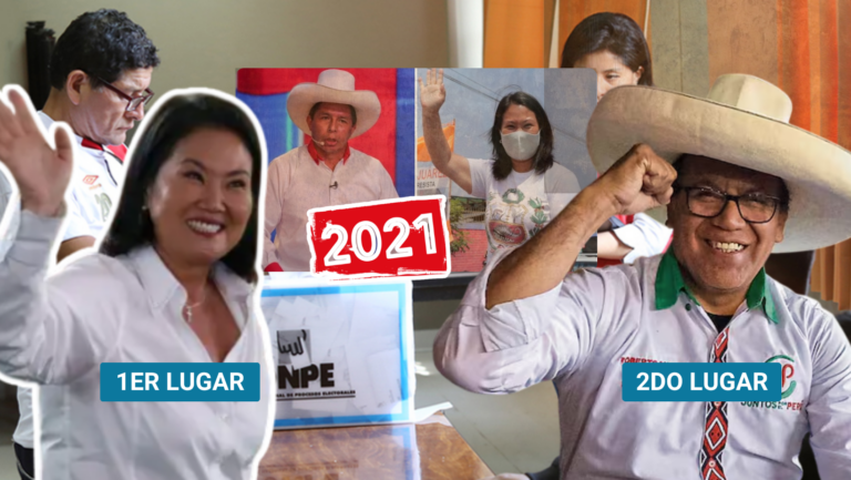 Roberto Sánchez pasa a López Aliaga e iría a segunda vuelta con Keiko Fujimori
