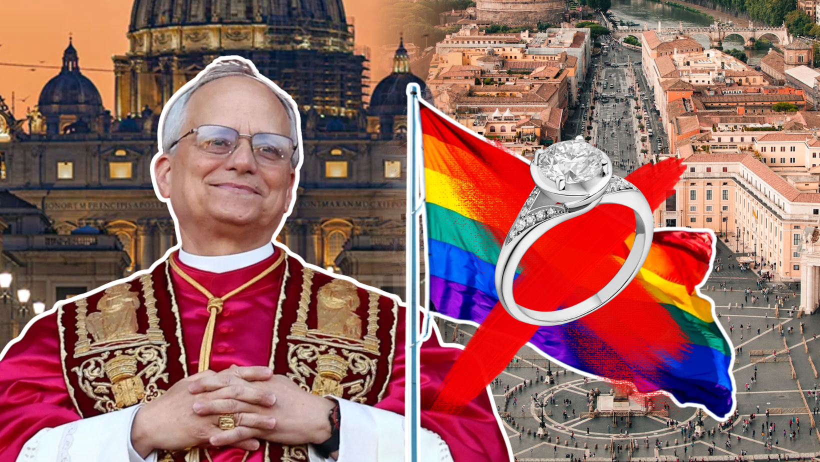 León XIV: “No estoy de acuerdo con bendición formalizada de parejas homosexuales”